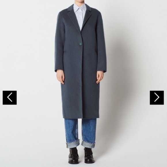 Sandro Wool Long Grey Coat *fabulously versatile!* sz40 - Picture 1 of 10